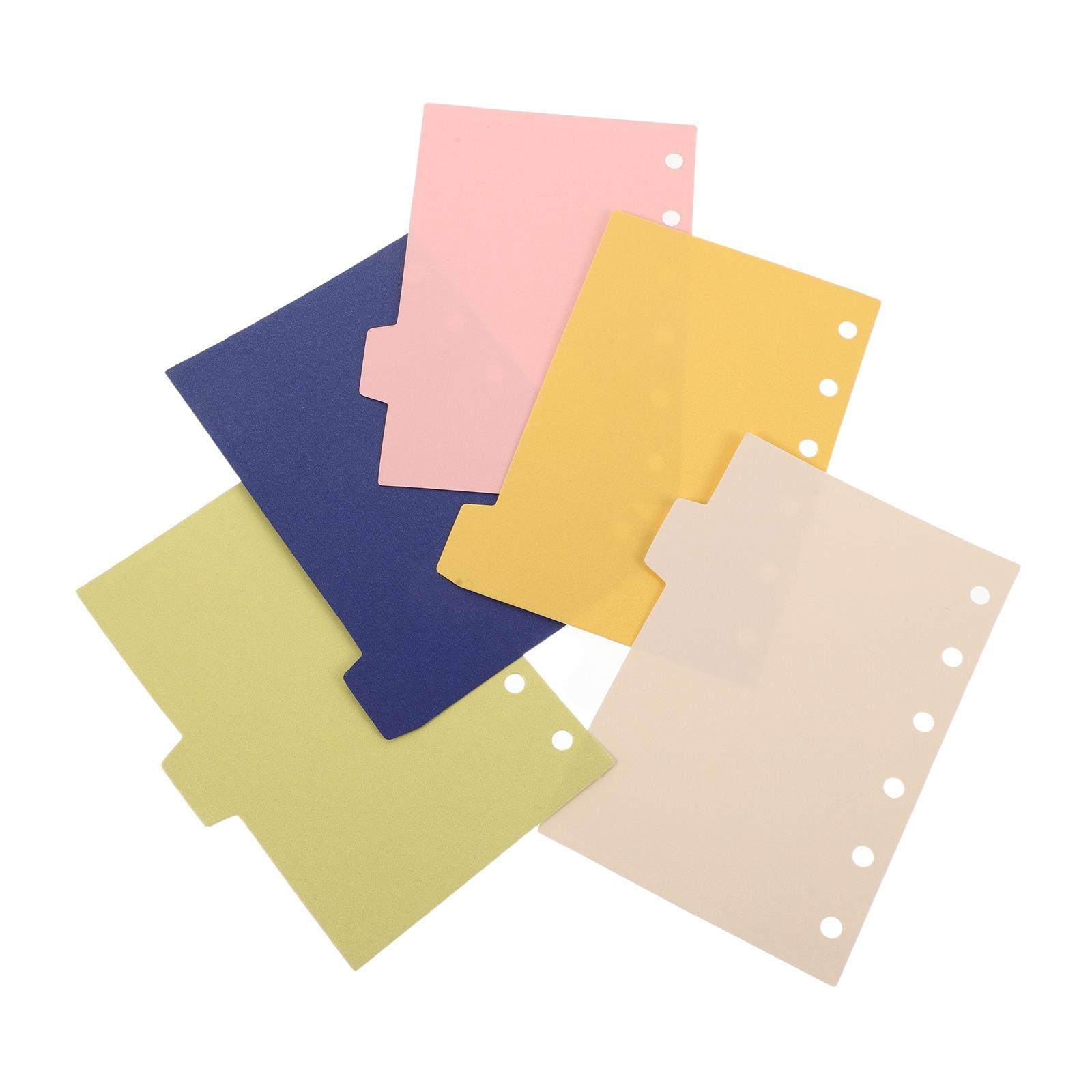 Index Tab Divider - 5Pcs Sturdy Paper Dividers with Tabs