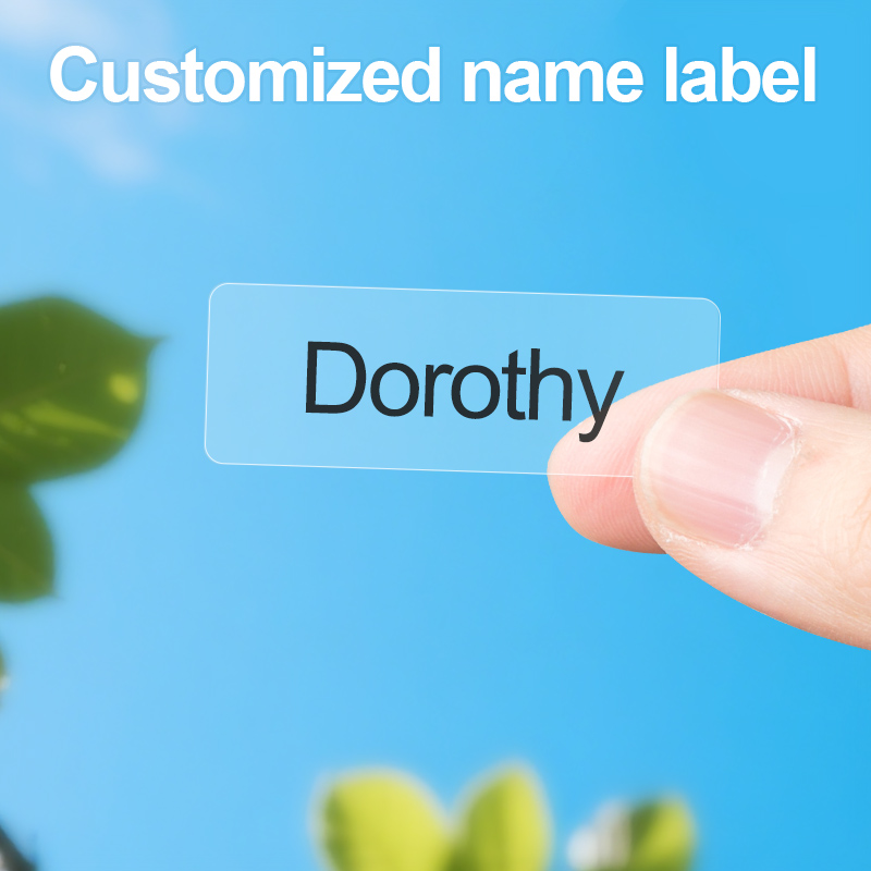 Sticker Label Roll - Custom Waterproof Name Stickers for Kids,Multilingual