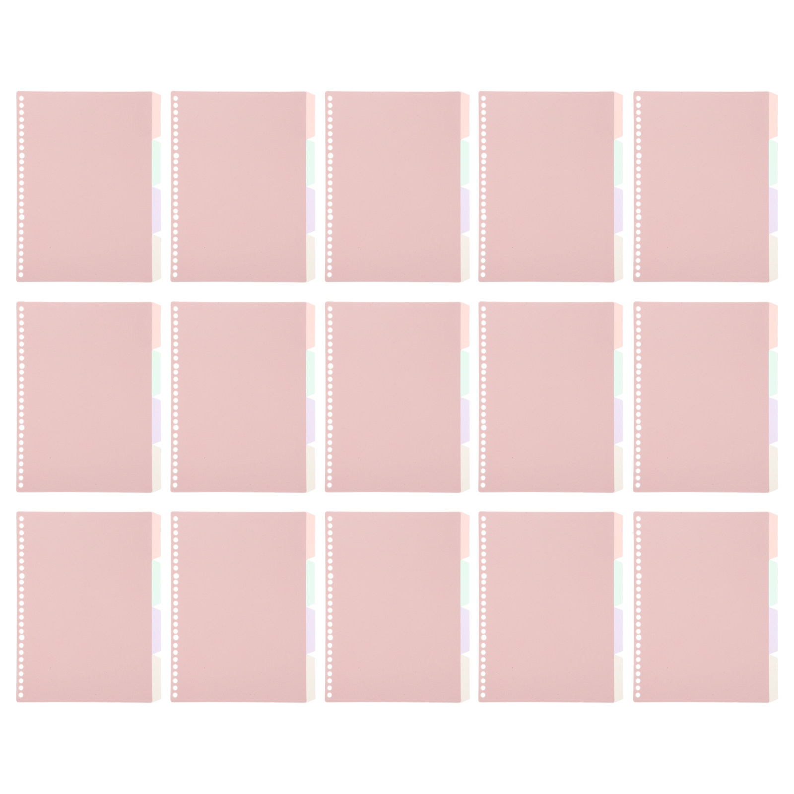 Index Tab Divider - 15Sets Index Divider Pages PP Plastic