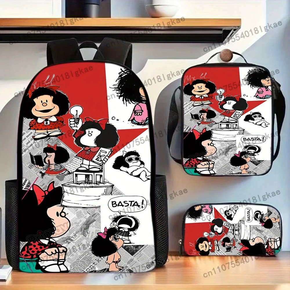 MAFALDA Three-Piece Backpack S - огляд і ціна Pencil Case Large
