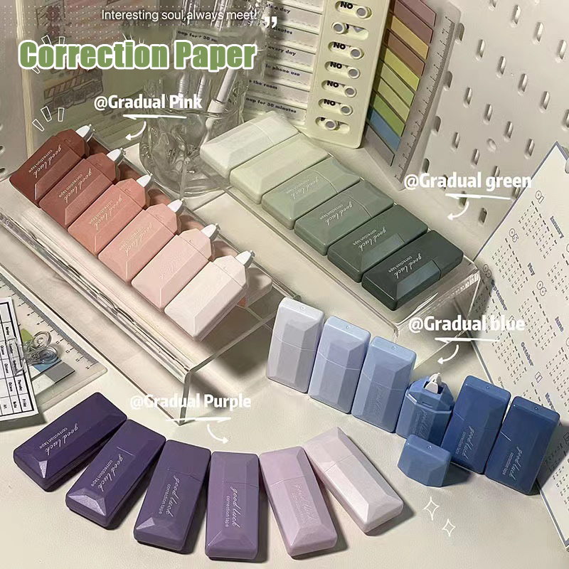 6PC Card Style Gradient Correc - огляд і ціна Correction Tape Roller