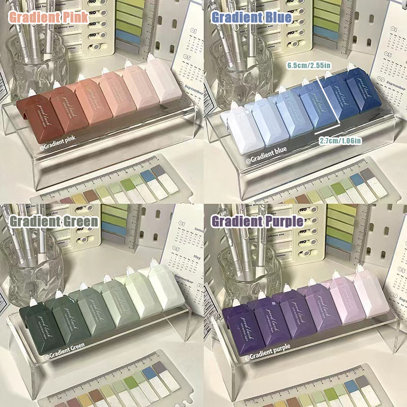 6PC Card Style Gradient Correc - огляд і ціна Correction Tape Roller