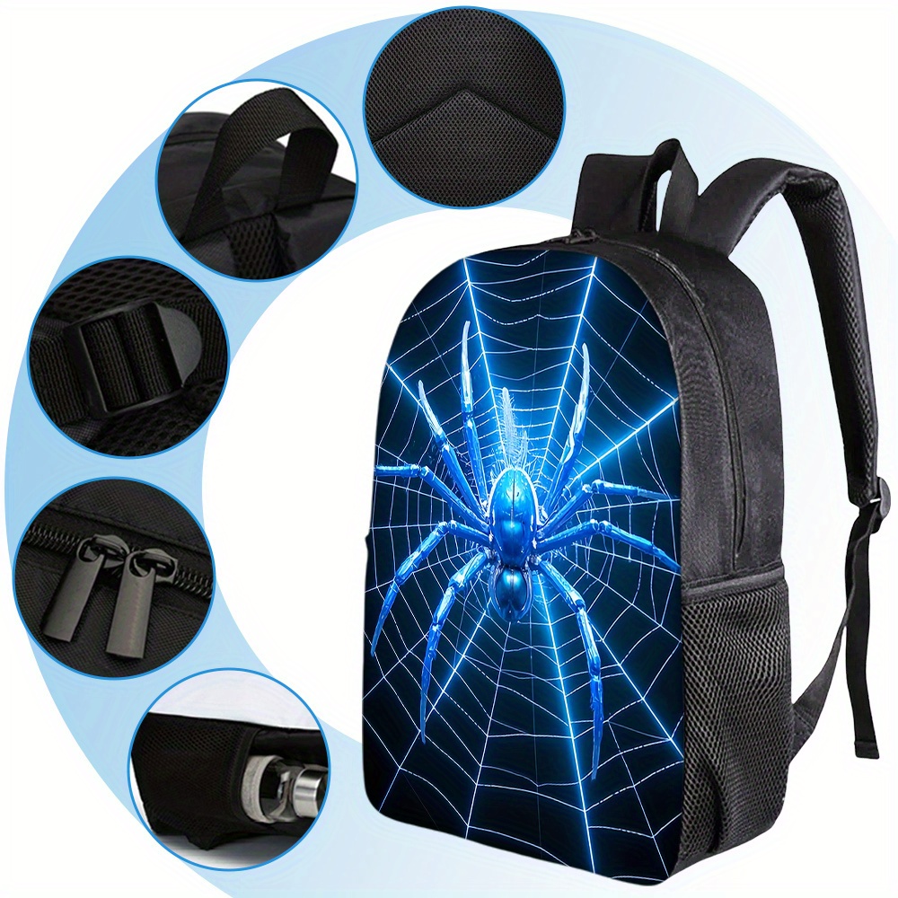 3pcs spider pattern backpack l - огляд і ціна Pencil Case Large