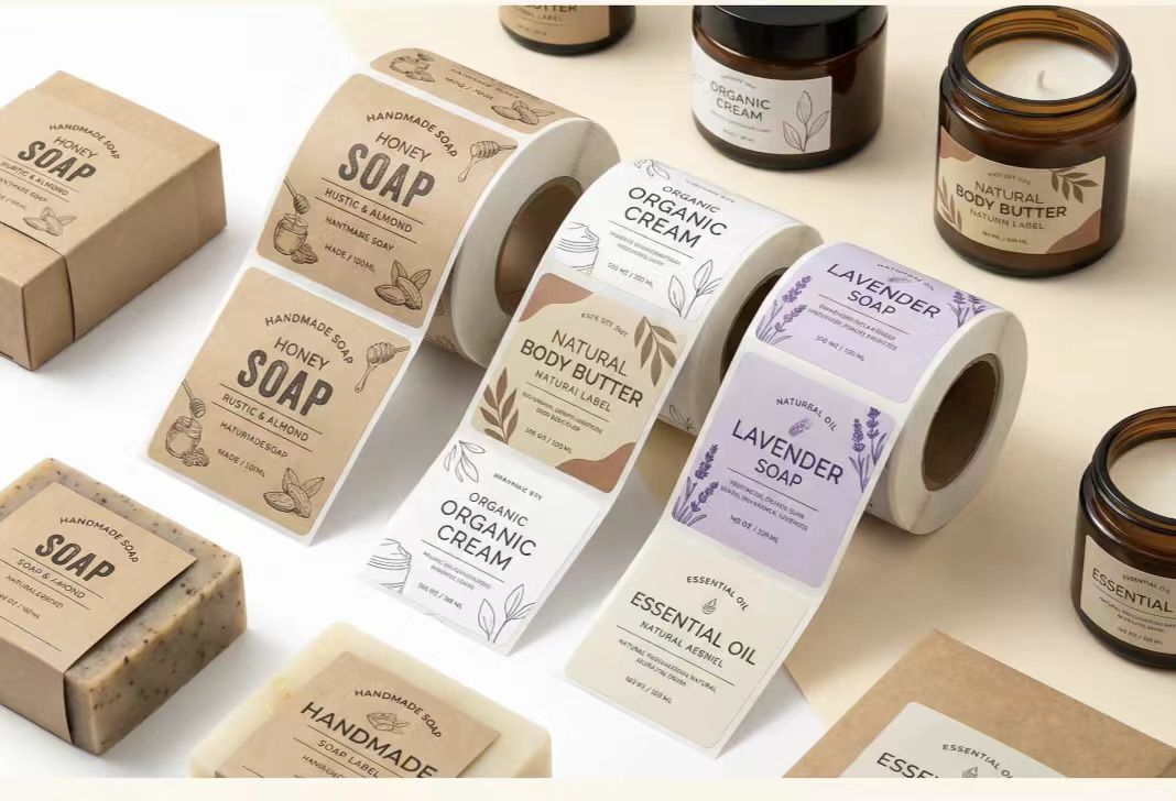 Custom Eco-Friendly Kraft Pape - огляд і ціна Sticker Label Roll