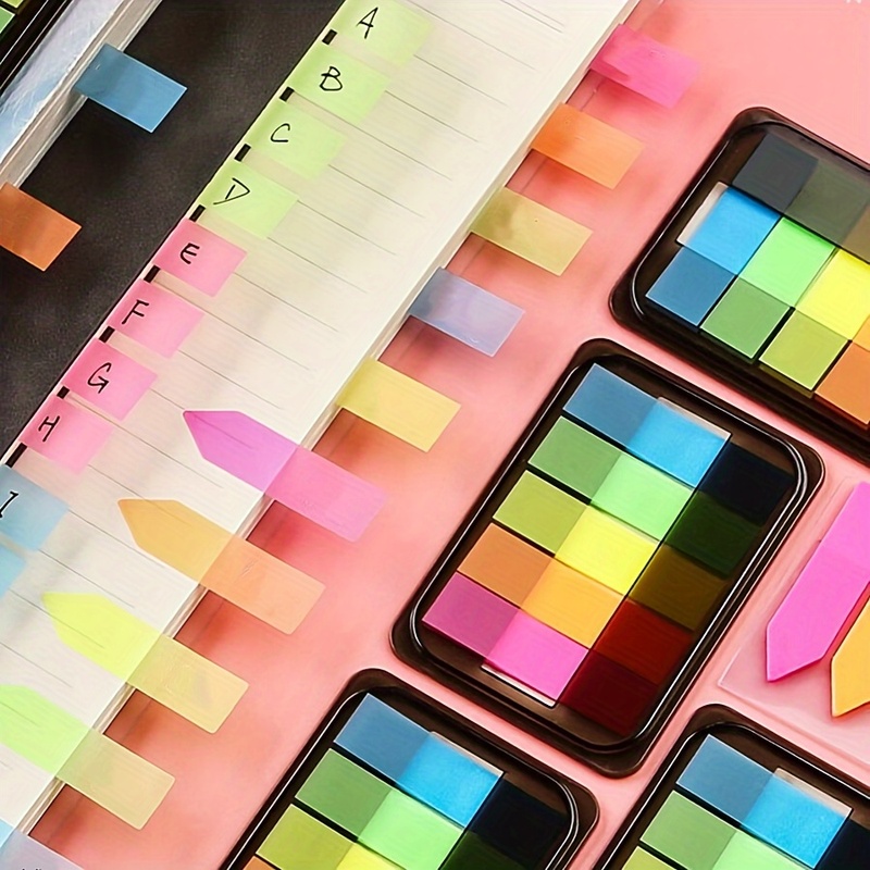 100pcs Fluorescent Index Tabs  - огляд і ціна Index Tab Divider