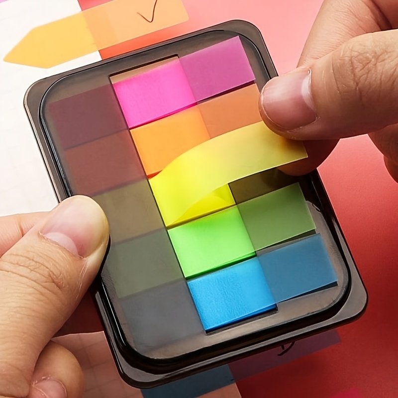 100pcs Fluorescent Index Tabs  - огляд і ціна Index Tab Divider
