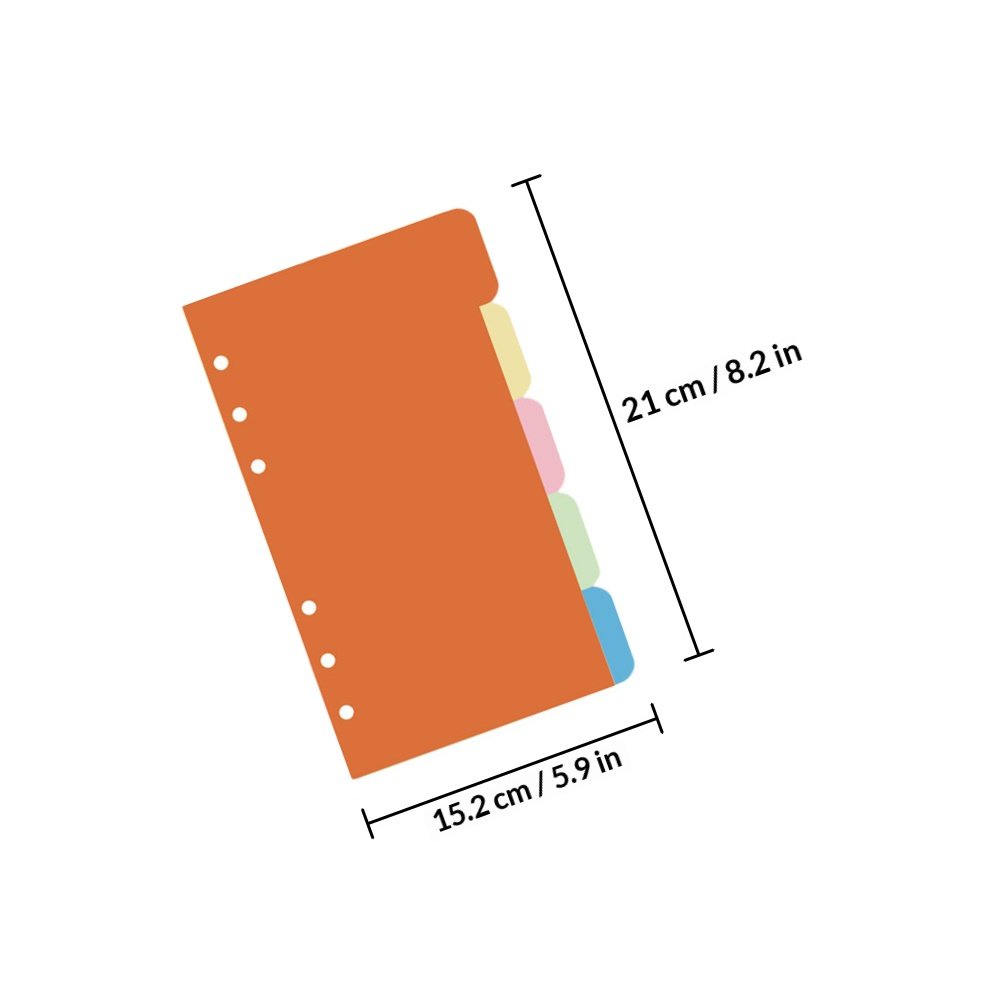 30Pcs Colored Index Dividers L - огляд і ціна Index Tab Divider