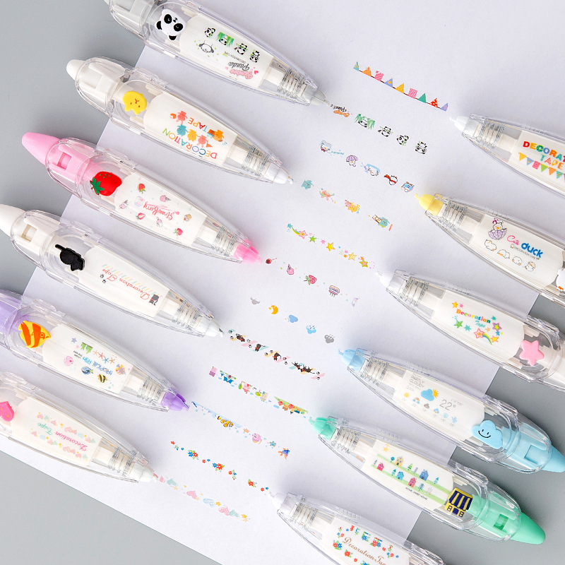 KawaiiDuck Panda Cherry Fish B - огляд і ціна Correction Tape Roller