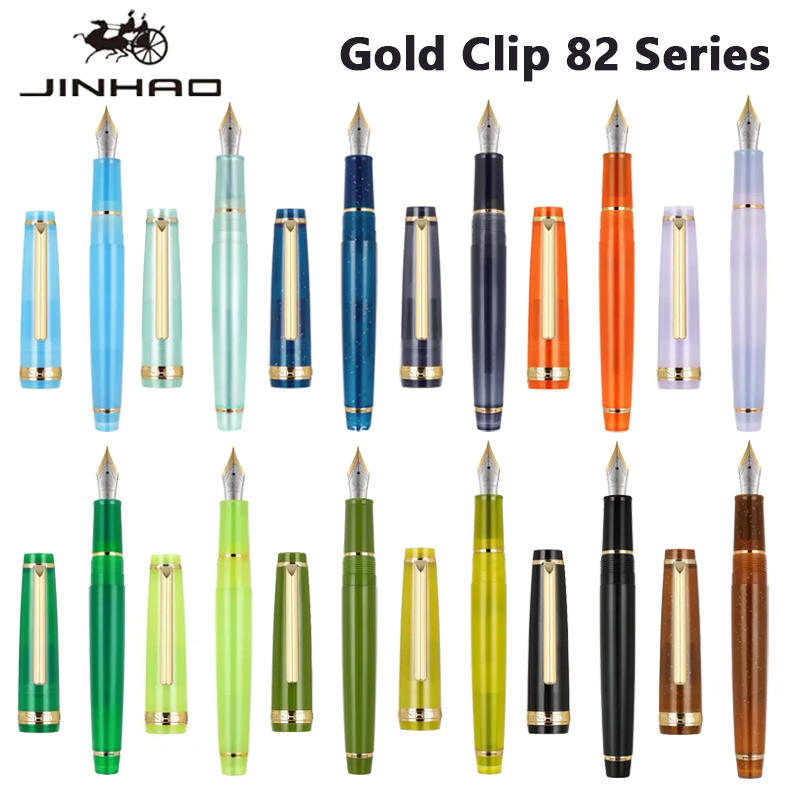 Jinhao 82 Fountain Pen Golden  - огляд і ціна Stationery Supplies Business