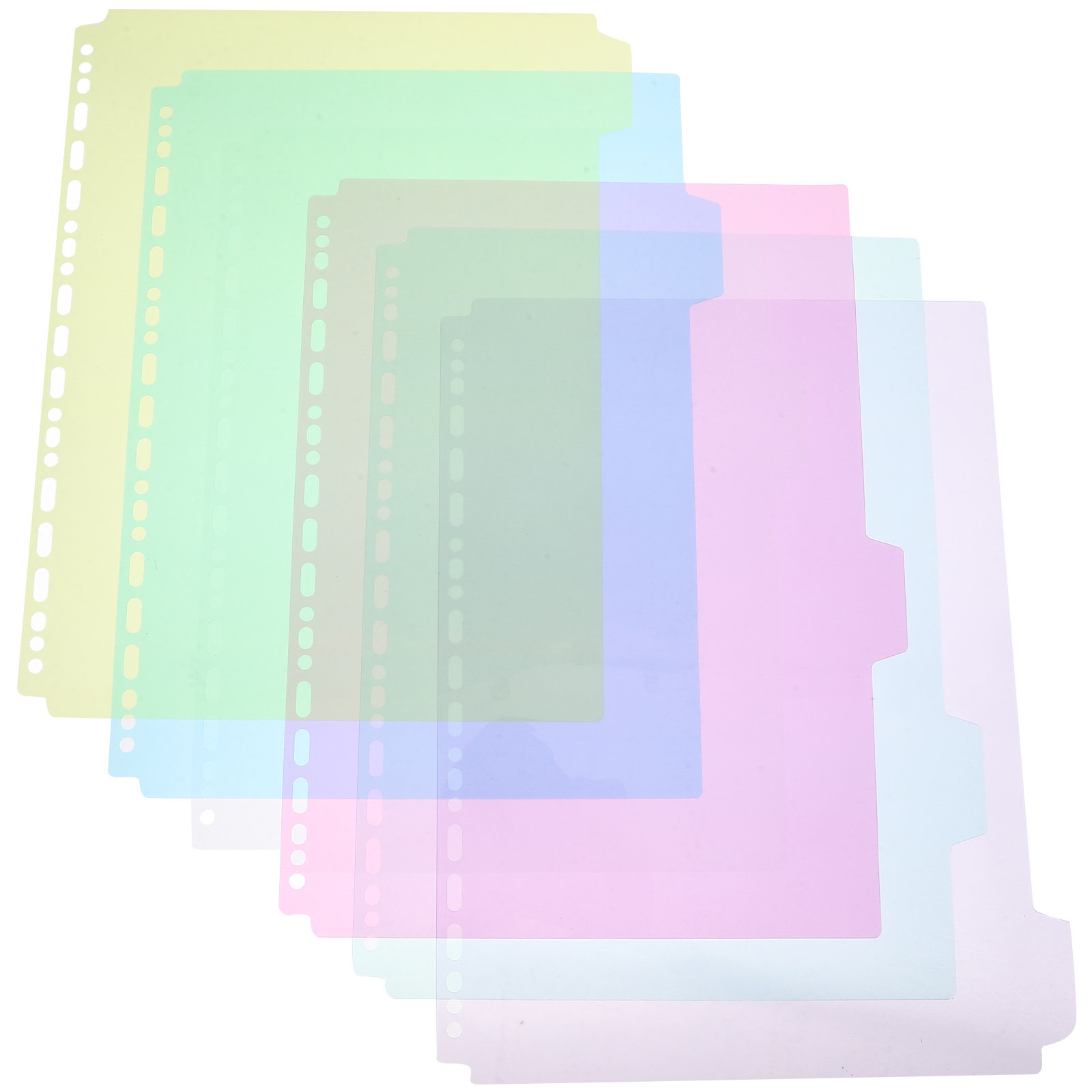 6Pcs Plastic Tabbed Binder Div - огляд і ціна Index Tab Divider