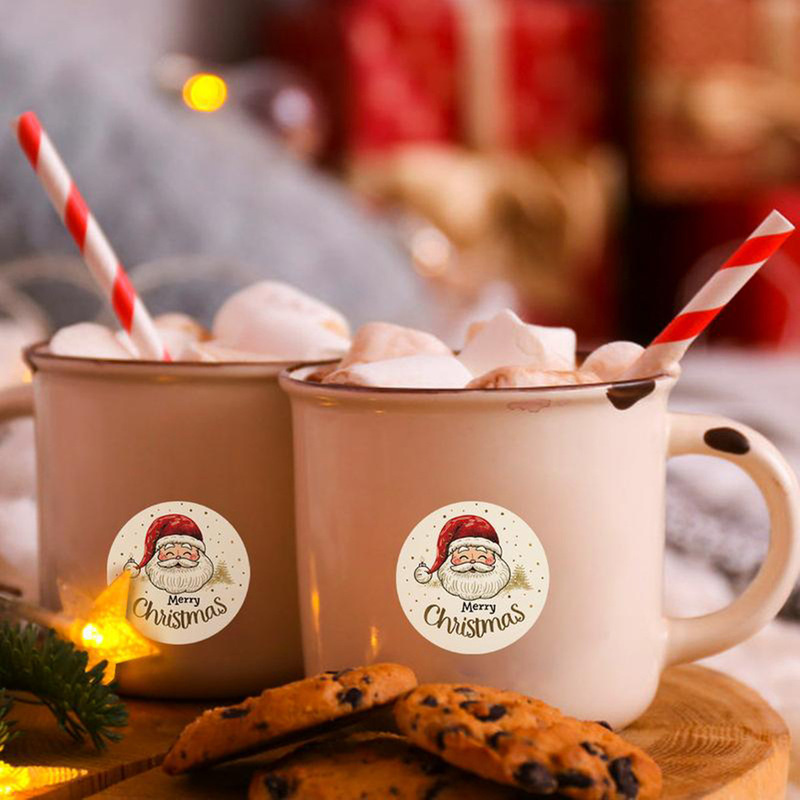 500pcs/Roll Christmas Santa Cl - огляд і ціна Sticker Label Roll